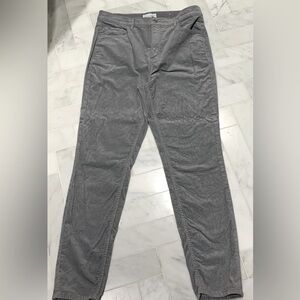 Ann Taylor Loft gray velvet jeans size 12 (31)